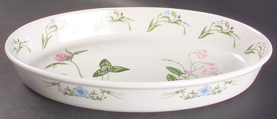 The Queen's Hidden Garden 14" Oval Baker by Portmeirion-1