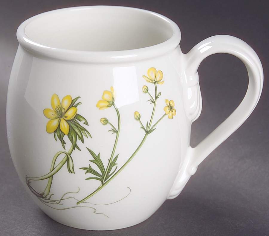 The Queen's Hidden Garden Delft Mug (Barrel Shape) by Portmeirion-1