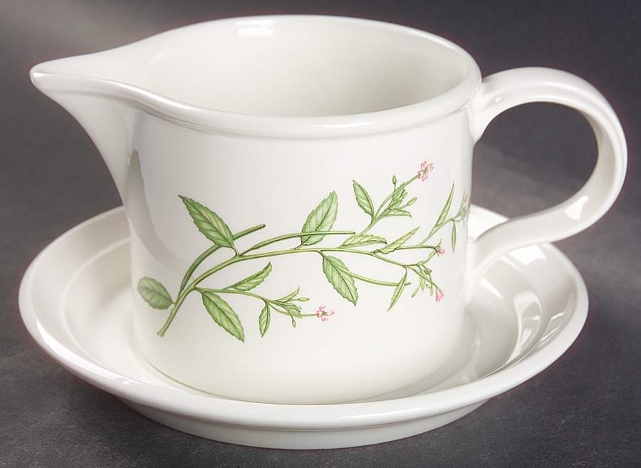 The Queen's Hidden Garden Gravy Boat & Underplate by Portmeirion-1
