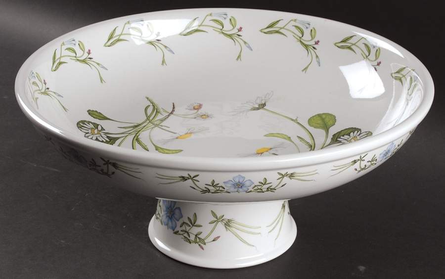 The Queen's Hidden Garden Round Compote (Height X Width) by Portmeirion-1