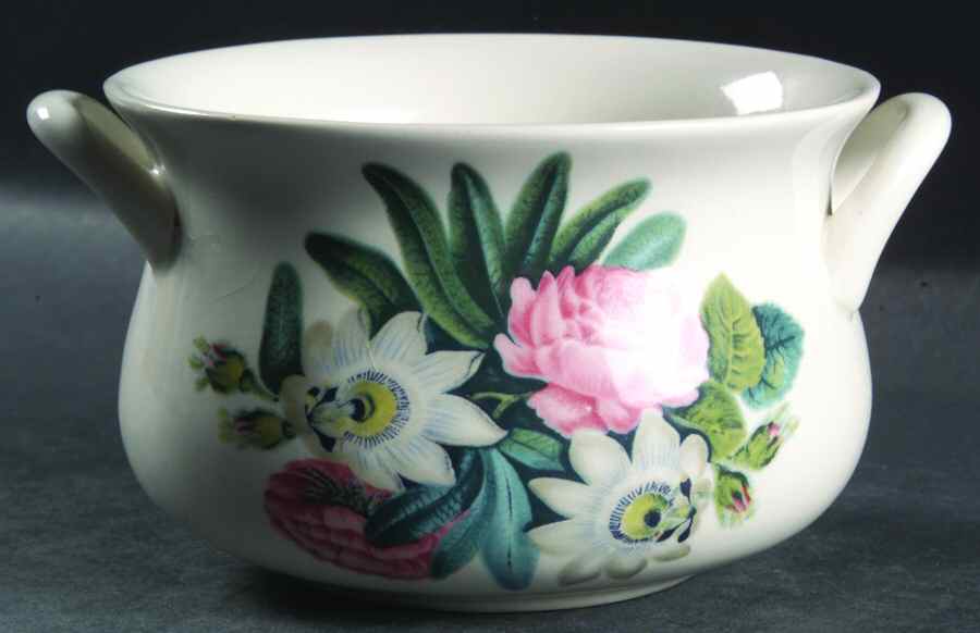 Rose & Passion Flower Small Cachepot by Portmeirion-1
