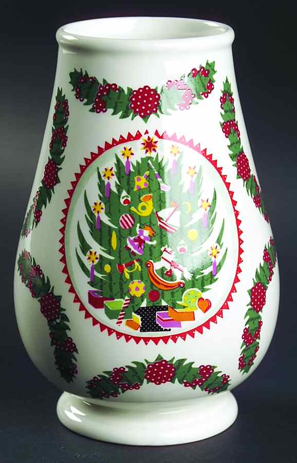 Spirit of Christmas 6" Vase by Portmeirion-1
