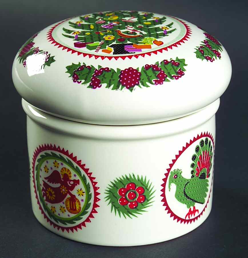 Spirit of Christmas Storage Jar & Lid by Portmeirion-1