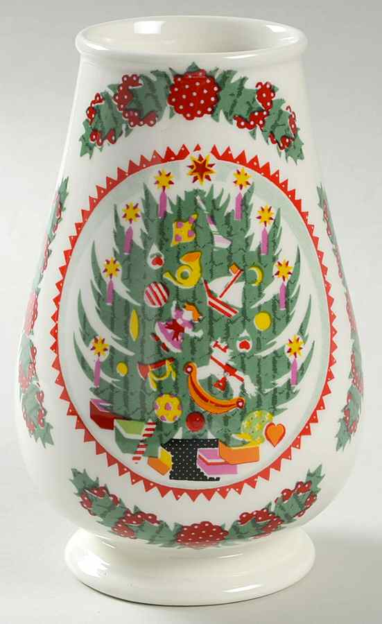 Spirit of Christmas 5" Vase by Portmeirion-1