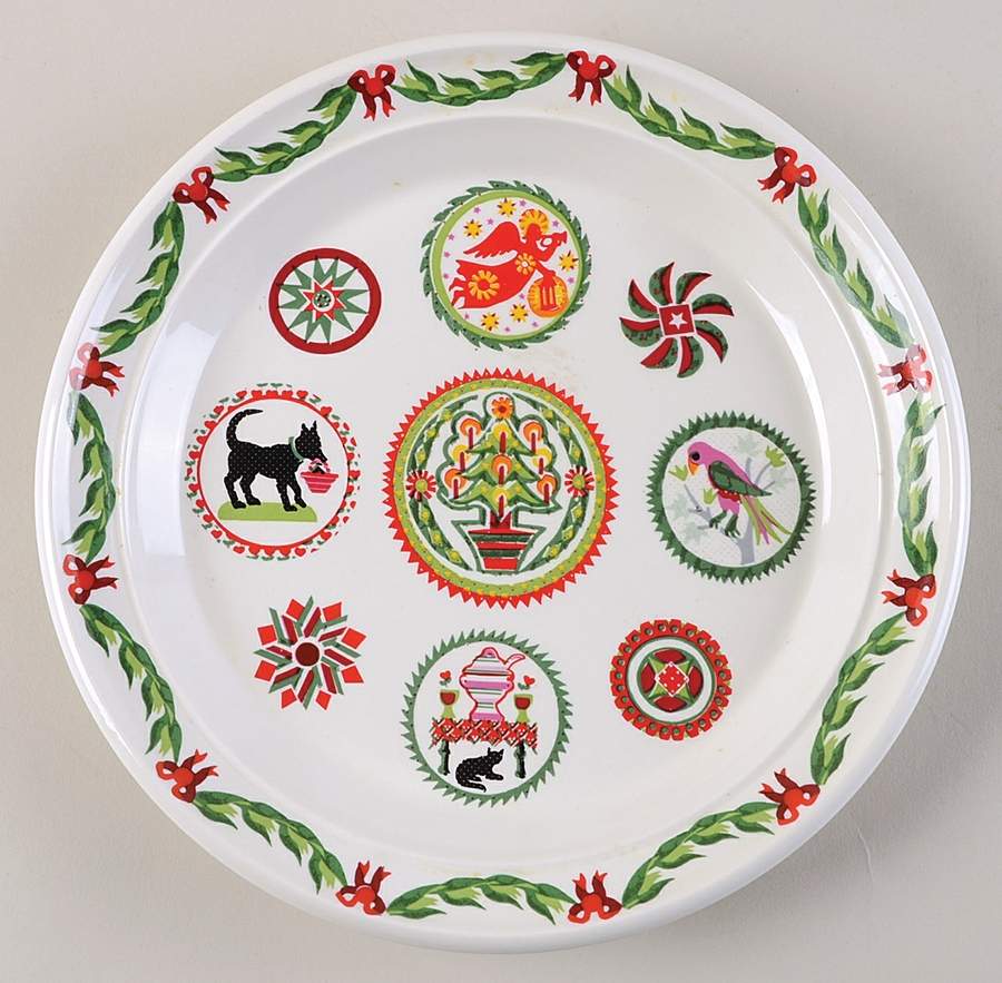 Spirit of Christmas Salad Plate by Portmeirion-1