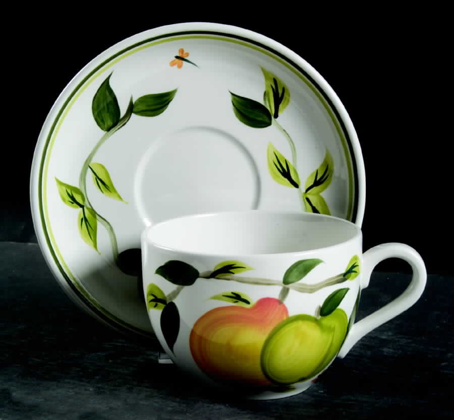 Summer Fruit Jumbo Cup & Saucer Set by Portmeirion-1