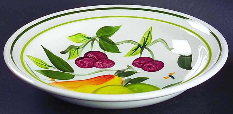Summer Fruit Rim Soup Bowl by Portmeirion-1