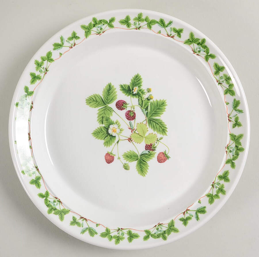 Summer Strawberries Salad Plate by Portmeirion-1