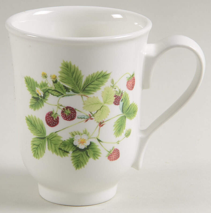 Summer Strawberries Beaker (English Mug) by Portmeirion-1