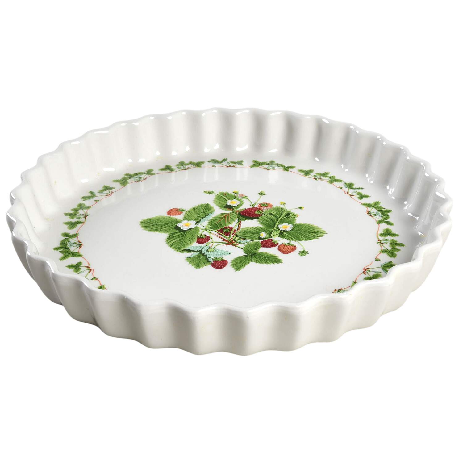 Summer Strawberries 12" Quiche by Portmeirion-1