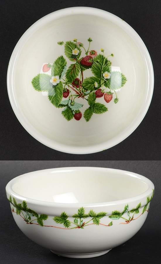 Summer Strawberries Fruit/Dessert (Sauce) Bowl by Portmeirion-1