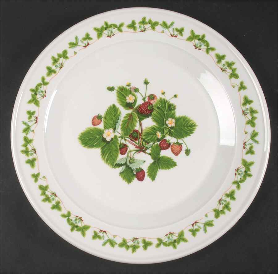 Summer Strawberries 12" Chop Plate (Round Platter) by Portmeirion-1