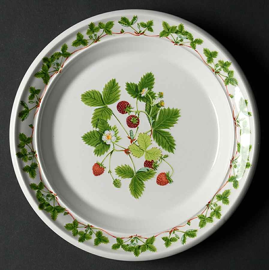 Summer Strawberries Bread & Butter Plate by Portmeirion-1