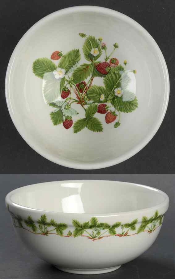 Summer Strawberries Coupe Cereal Bowl by Portmeirion-1