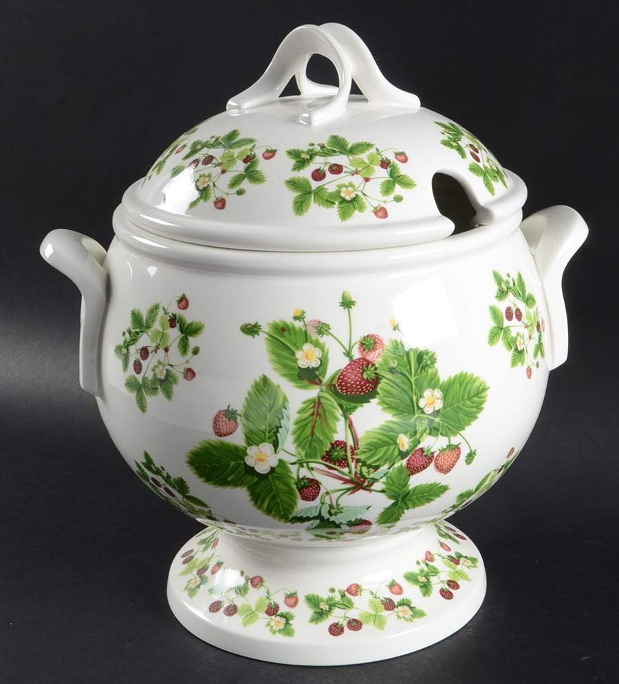 Summer Strawberries Tureen &  Lid by Portmeirion-1