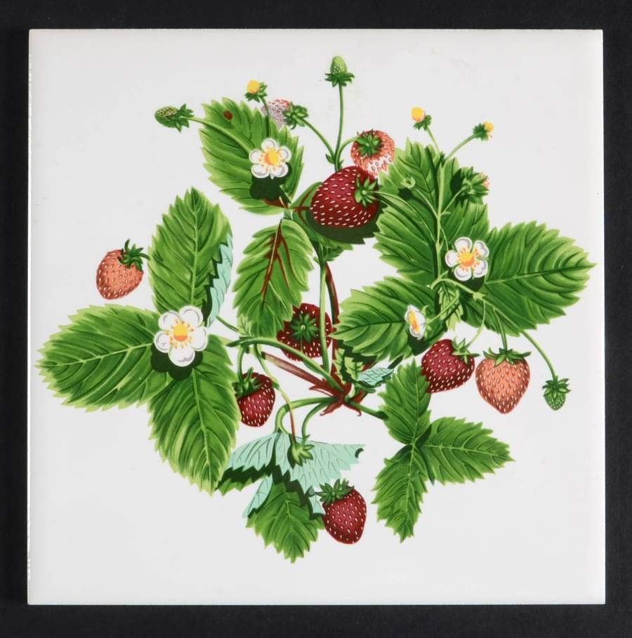 Summer Strawberries 6" Wall Tile by Portmeirion-1