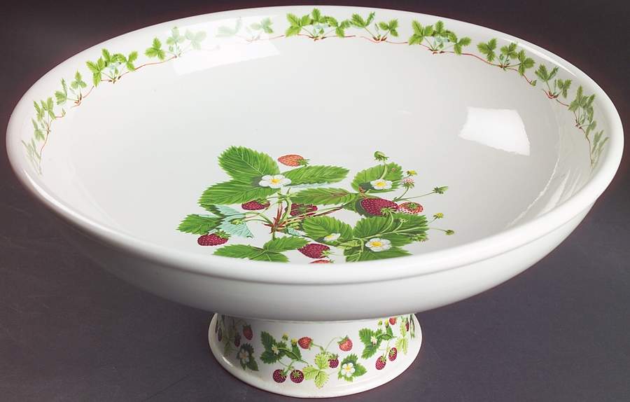 Summer Strawberries Round Compote (Height X Width) by Portmeirion-1