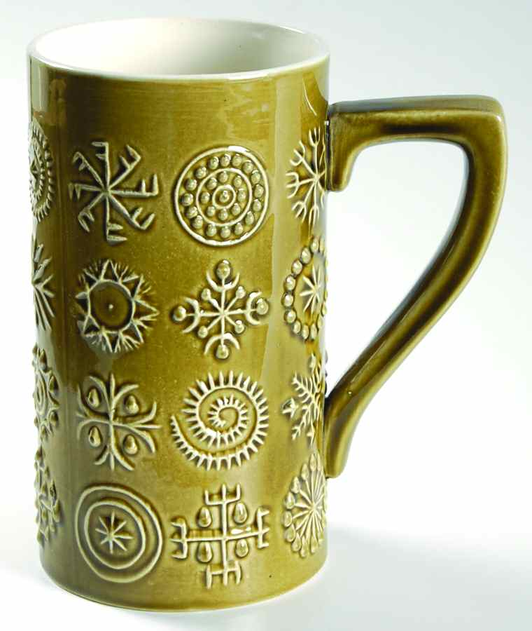 Totem Olive Green Mug by Portmeirion-1