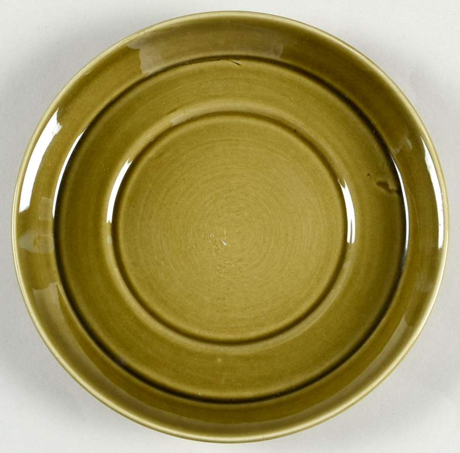 Totem Olive Green Saucer by Portmeirion-1