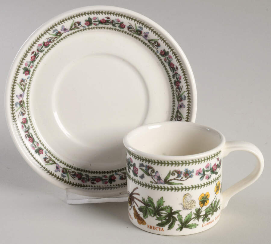 Variations Espresso Cup & Saucer Set by Portmeirion-1