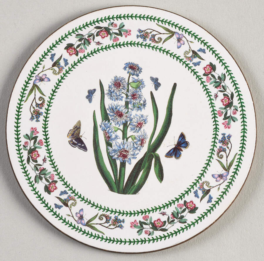 Variations Cork Back Round Coaster by Portmeirion-1