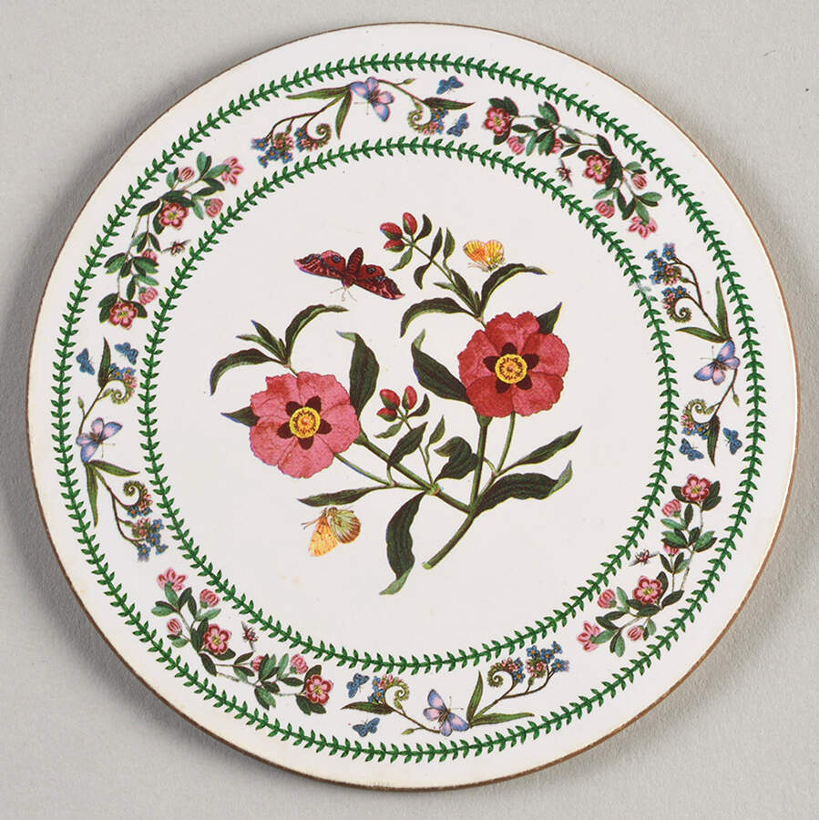 Variations Cork Back Round Coaster by Portmeirion-1