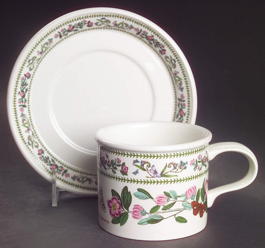 Variations Drum Breakfast Cup & Saucer Set by Portmeirion-1