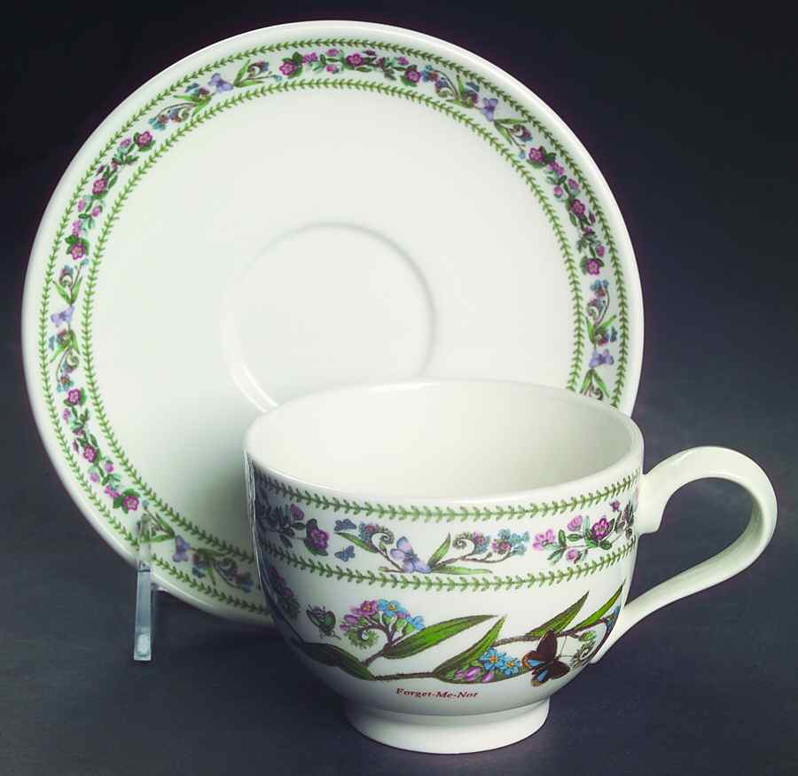 Variations Traditional Footed Cup & Saucer Set by Portmeirion-1