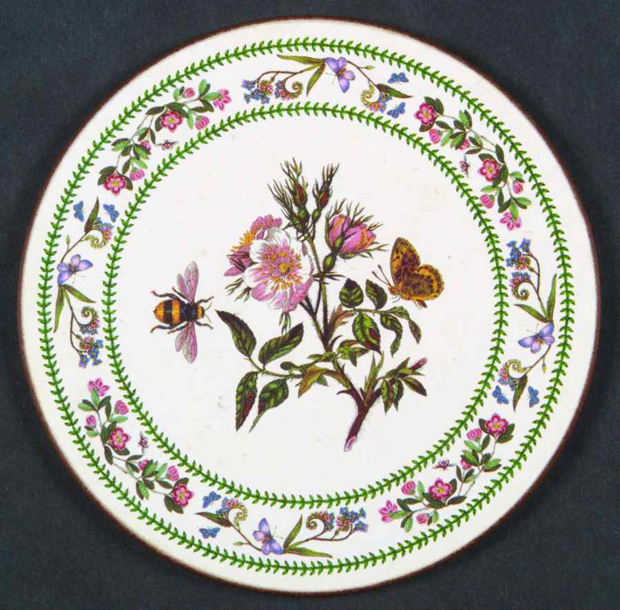 Variations Cork Back Round Coaster by Portmeirion-1