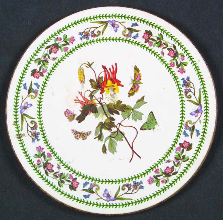 Variations Cork Back Round Coaster by Portmeirion-1