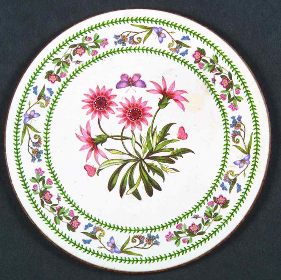 Variations Cork Back Round Coaster by Portmeirion-1