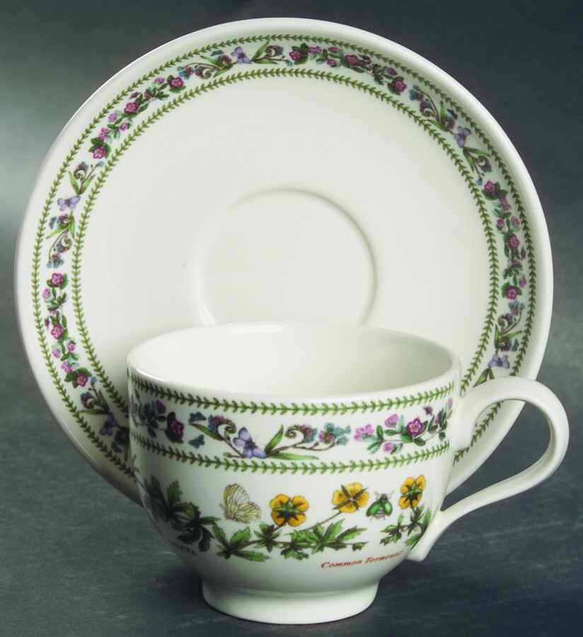 Variations Traditional Footed Cup & Saucer Set by Portmeirion-1