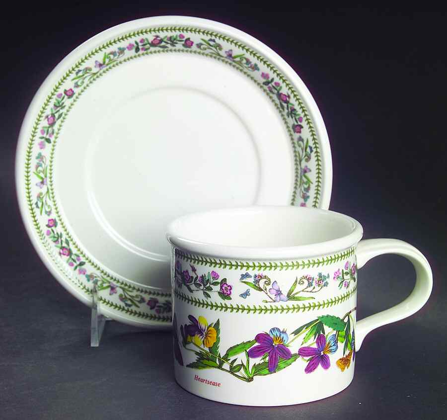 Variations Drum Breakfast Cup & Saucer Set by Portmeirion-1