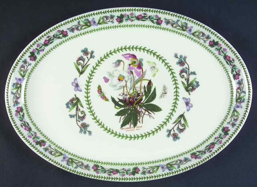 Variations 12" Oval Steak Platter by Portmeirion-1