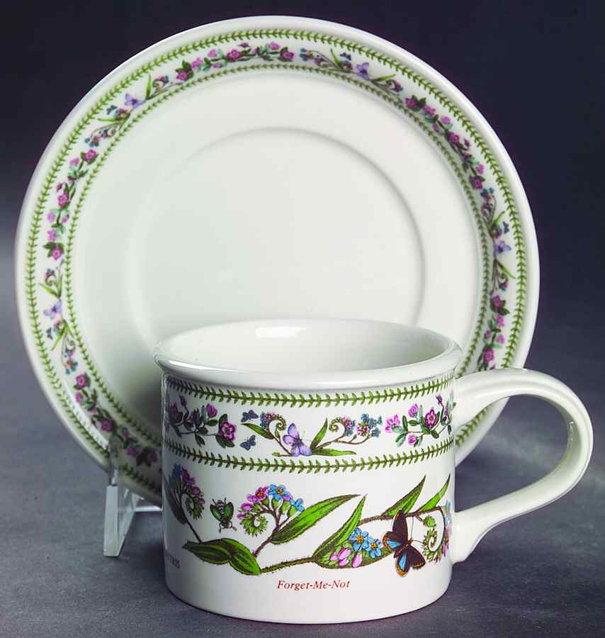 Variations Drum Flat Cup & Saucer Set by Portmeirion-1