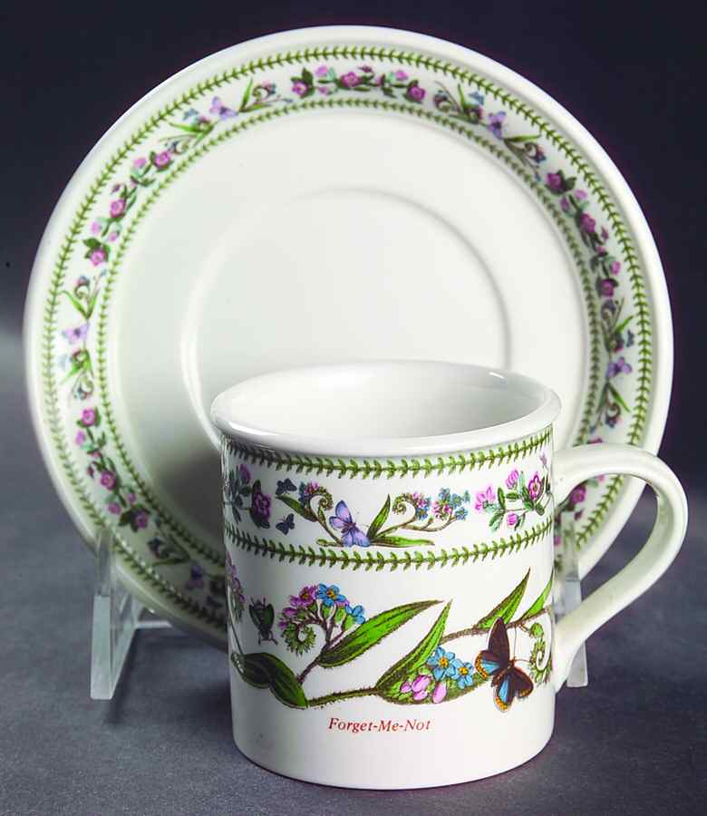 Variations Flat Demitasse Cup & Saucer Set by Portmeirion-1