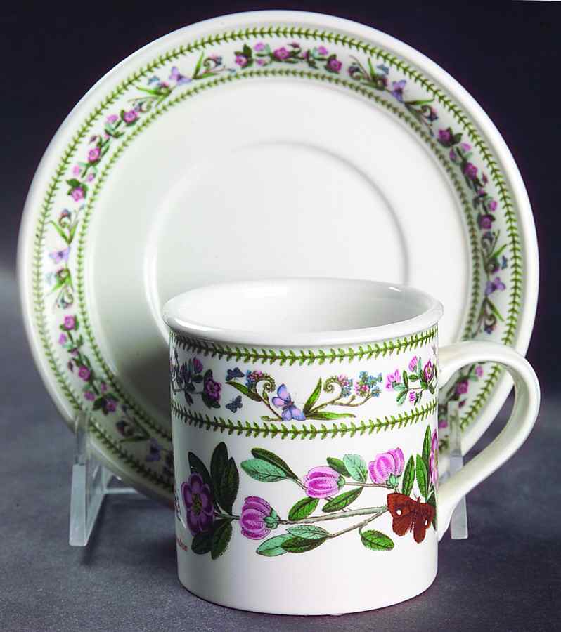 Variations Flat Demitasse Cup & Saucer Set by Portmeirion-1