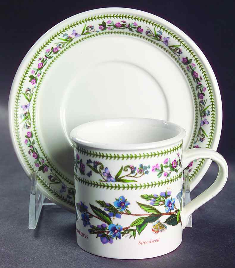 Variations Flat Demitasse Cup & Saucer Set by Portmeirion-1