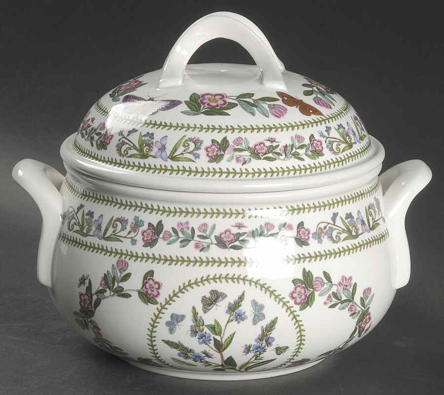 Variations 2 Qt Round Romantic Shape Covered Casserole by Portmeirion-1