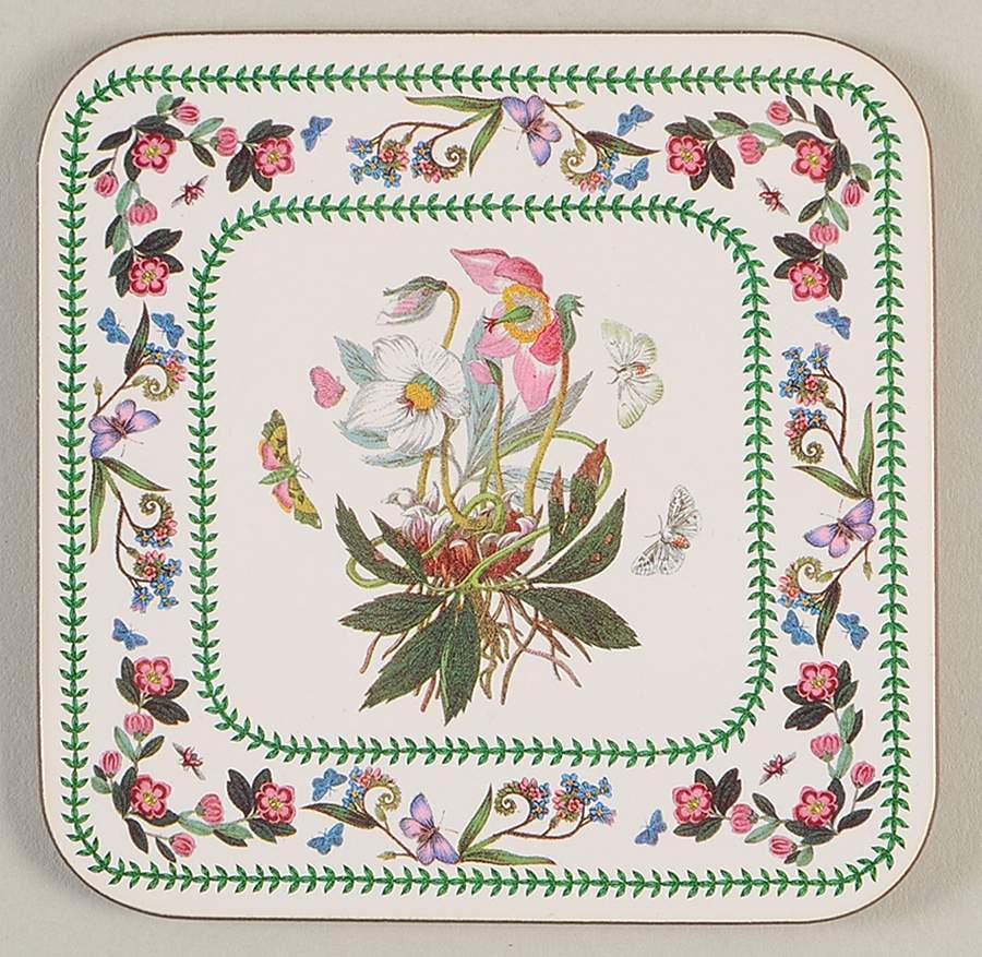 Variations Square Corkback Coaster by Portmeirion-1