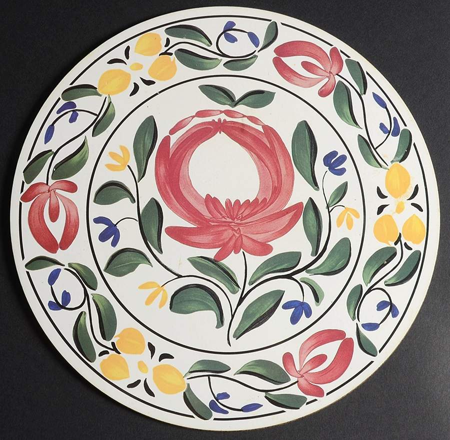 Welsh Dresser Round Placemat with Cork Back by Portmeirion-1