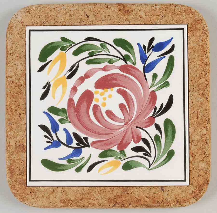 Welsh Dresser Square Cork Back Trivet by Portmeirion-1