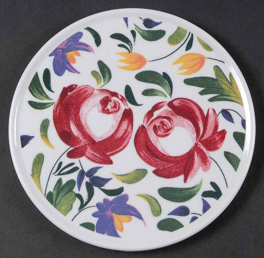Welsh Dresser Round Melamine Tea Tile by Portmeirion-1