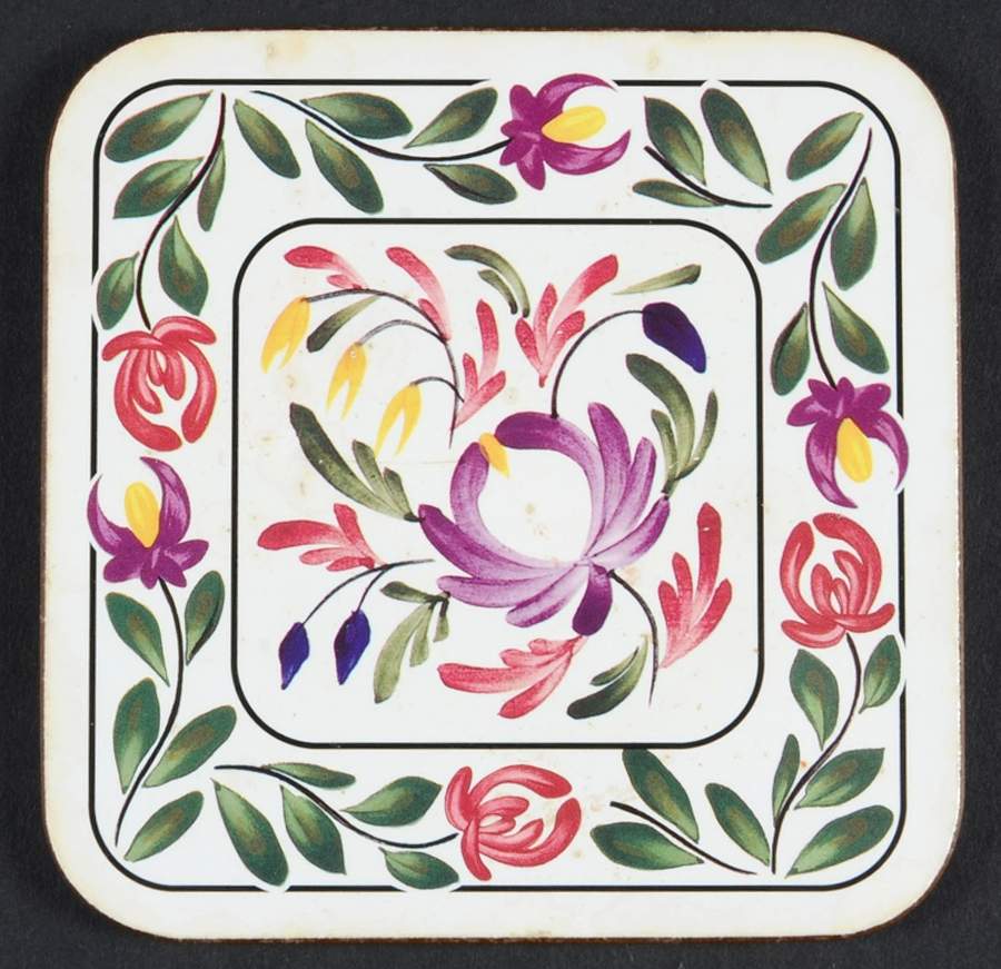 Welsh Dresser Cork Back Square Coaster by Portmeirion-1