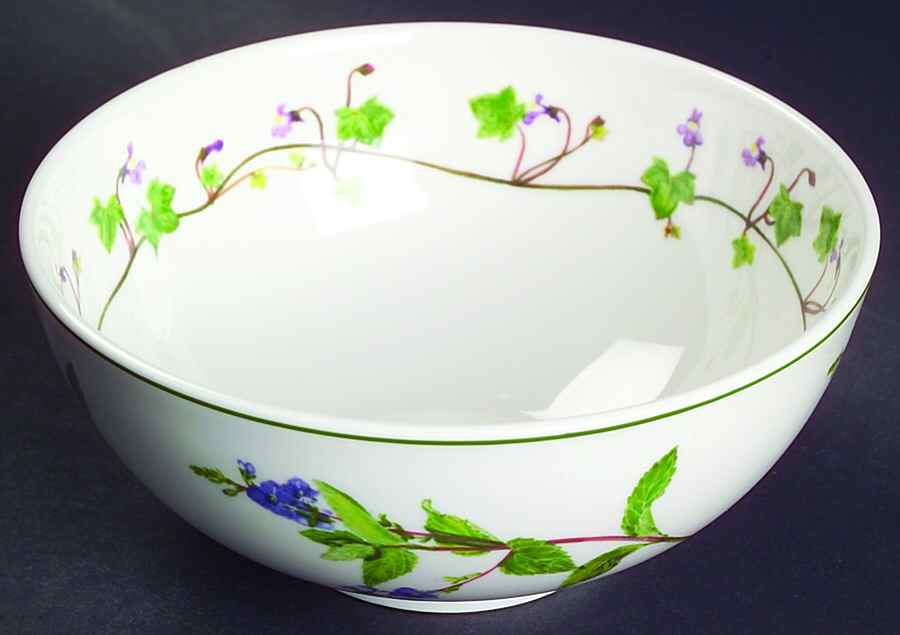 Welsh Wild Flowers Coupe Fruit Cereal Bowl by Portmeirion-1