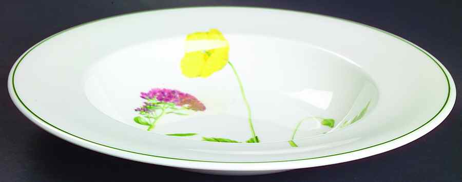 Welsh Wild Flowers Large Rim Soup Bowl by Portmeirion-1