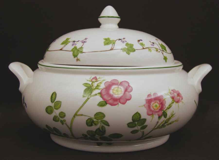 Welsh Wild Flowers Round Covered Vegetable by Portmeirion-1