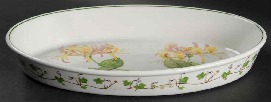 Welsh Wild Flowers 11" Oval Baker by Portmeirion-1