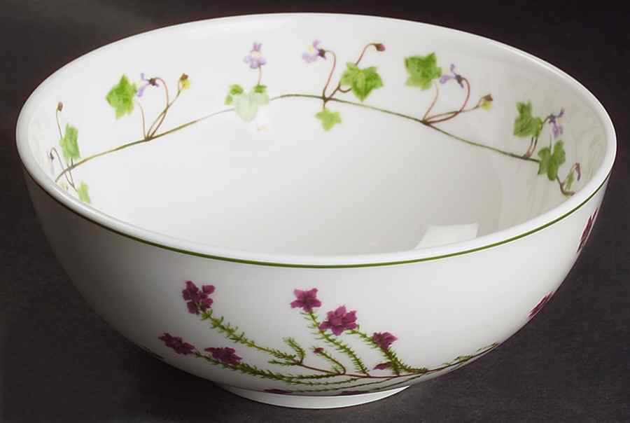 Welsh Wild Flowers Coupe Fruit Cereal Bowl by Portmeirion-1