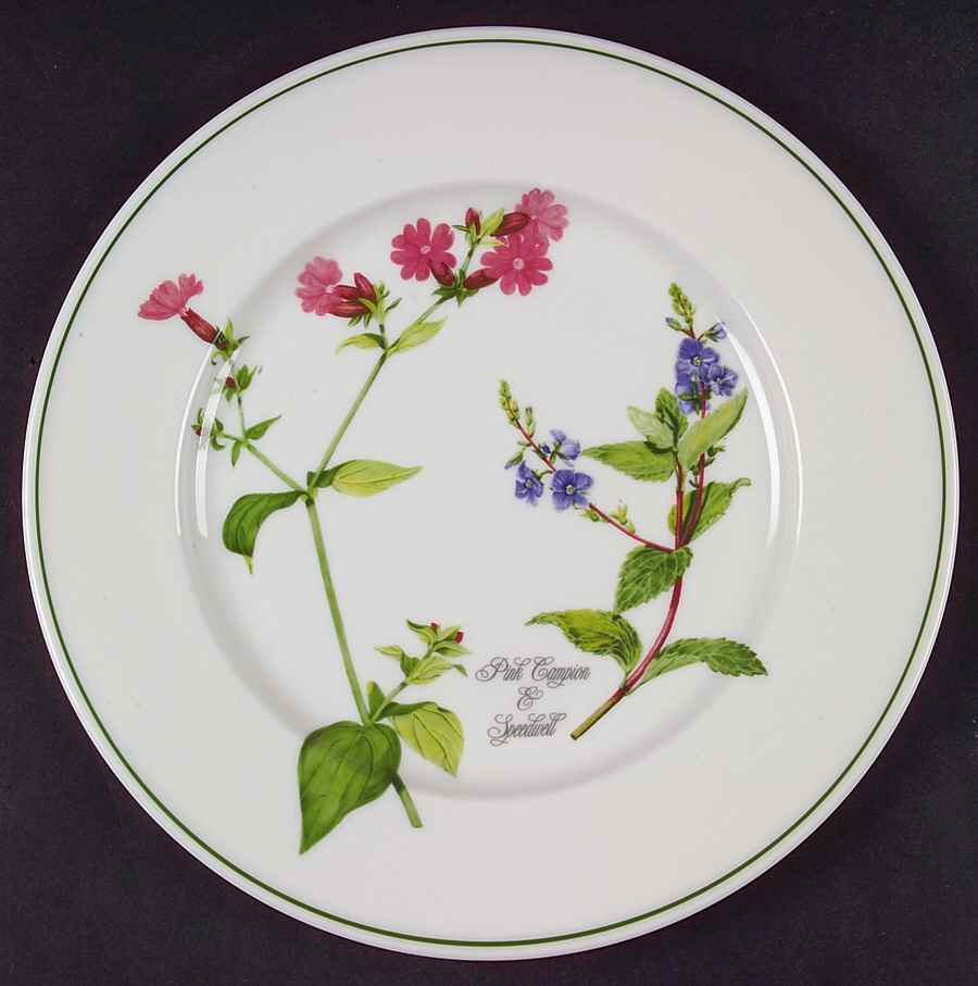 Welsh Wild Flowers Salad Plate by Portmeirion-1